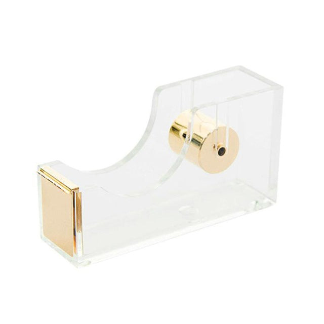 Miwoo M029 Transparent Acrylic Tape Cutter Stationery for School Office Desktop