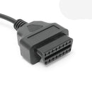 Diagnostic Tool Adapter Diagnostic Cable 7 Pin Male OBD1 to OBD2 OBDII 16 Pin For Ford EFI
