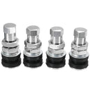 4pcs 3.8cmx1.5cm Tire Wheel Valve Tubeless Stem For Motorcycle Car