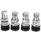 4pcs 3.8cmx1.5cm Tire Wheel Valve Tubeless Stem For Motorcycle Car
