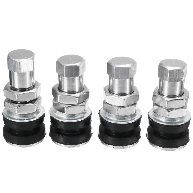 4pcs 3.8cmx1.5cm Tire Wheel Valve Tubeless Stem For Motorcycle Car