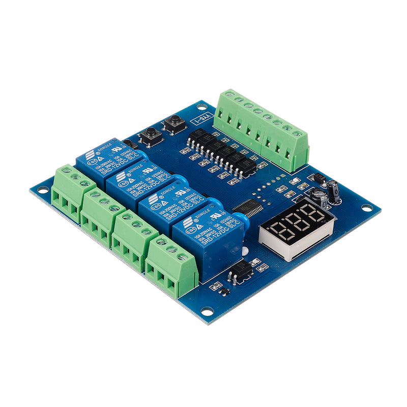 YYS-1 Programmable 4 Channel LED Relay Module Signal Trigger Delay Timer Relay PLC Controller