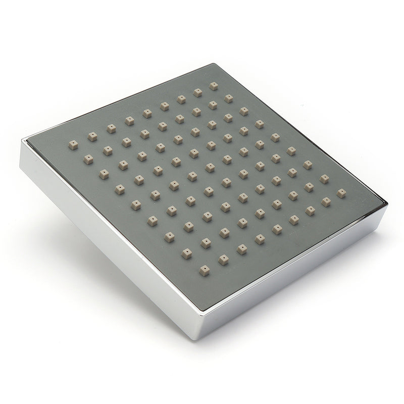 KCASA KC-SH604 Top Spray Thickened Pressurized Rotatable Rainfall Shower Head Square Stainless Steel