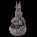 Porcelain Dragon Backflow Incense Burner Ceramic Censer Cone Holder With Glass Ball