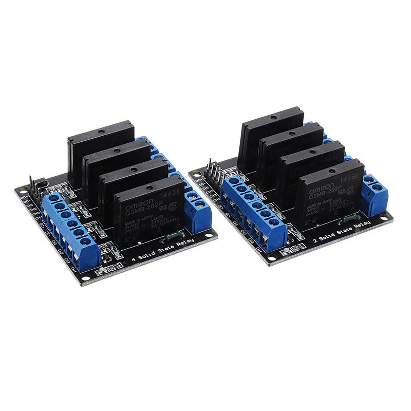 4 Channel DC 24V Relay Module Solid State High and low Level Trigger 240V2A