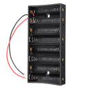 8 Slots AA Battery Box Battery Holder Board for 8xAA Batteries DIY kit Case