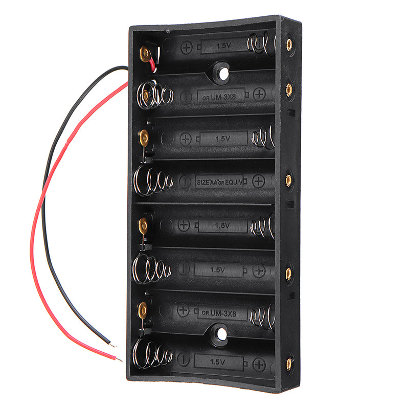 8 Slots AA Battery Box Battery Holder Board for 8xAA Batteries DIY kit Case