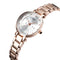 SKMEI 1411 Constellation Design Casual Stainless Steel Waterproof Fashionable Quartz Watch Women Wristwatch