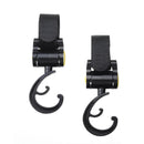 360 Rotatable Stroller Mommy Stroller Hanger 2 Pack Hook Diaper Bags Car Motorcycle Bike