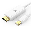 Biaze Mini DP to HD Adapter Mini DP Cable HD Converter for MacBook Air 13 Surface Pro 4 Thunderbolt 2k HD Cable