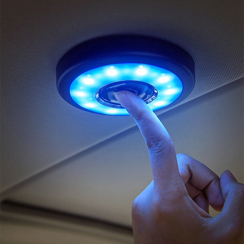 LED Cabinet Light Car Roof Magnet Ceiling Lamp Universal Vehicle Interior USB Reading Lighting
