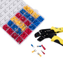 PARON JX-1601-01T AWG24-14 Crimper Plier Wire Crimper Tools Kit Ratchet Plier Hand Tools with 500Pcs Terminals