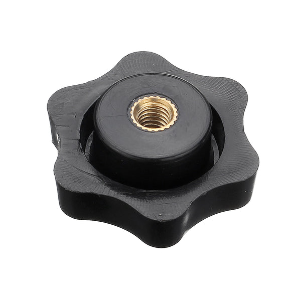 M5 Hand Screw Heated Bed Platform Leveling Nut Through Hole Plum Blossom Nut for 3D Printer