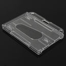 Multi Hard Plastic Horizontal 3Card Holder Transparent Clear Badge ID Cover