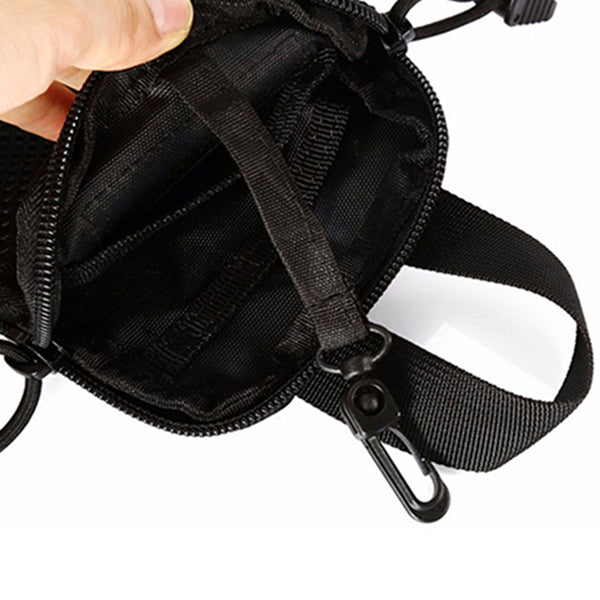 Outdooors Tactical Multifunctional Nylon Hiking Waist Pouch Wallet Storage Bag