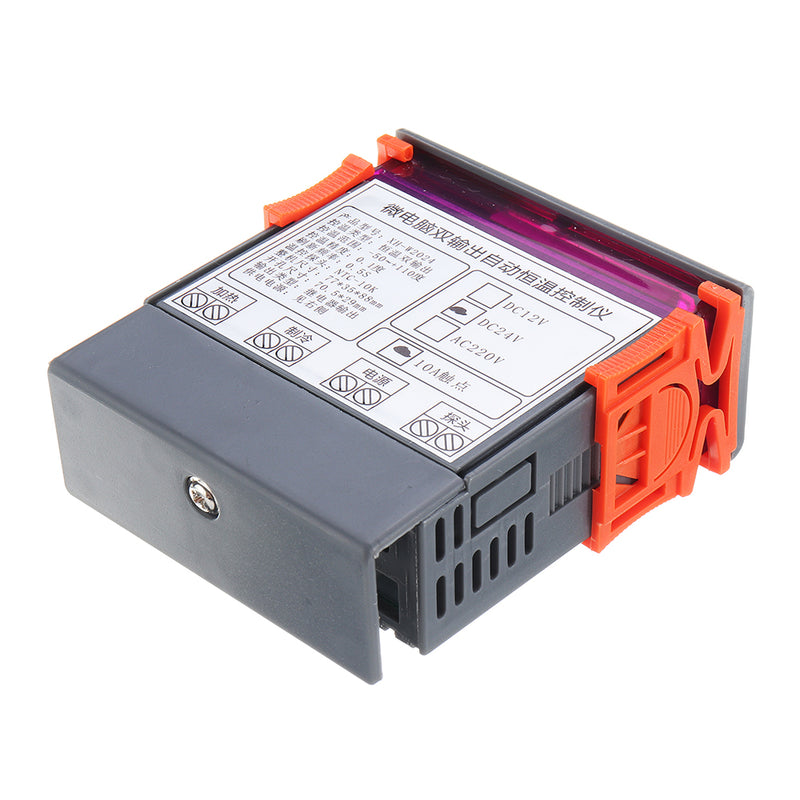 XH-W2024 Automatic Thermostat Cooling Heating 2 Group Output Upper and Lower Limit 2 Relay Output