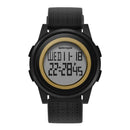 SANDA 337 Digital Watch LED Waterproof PU Leather Sports Student Watch