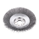 Drillpro 150mm Steel Wire Trimmer Head Derusting Weeding Wheel Grass Brush Cutter Dust Removal Weeding Tray Plate for Lawnmower