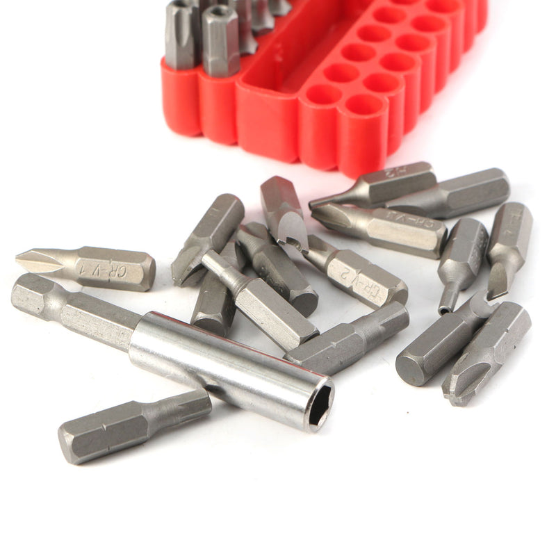 33pcs Security Hole Hex Star Spanner Electric Star Screwdriver Hex Bit Set Magnetic Holder Rod