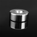 Effetool 2pcs 25mmx10mm 5mm Hole Round Magnet Ring Rare Earth Neodymium Magnet
