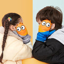 Penguin Winter Thicken Snow Waterproof Windproof Warm Children Gloves Skiing Gloves Blue Penguin