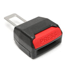Pair Car Seat Belt Alarm Stopper Buckle Insert Clips Extender Accident Eliminator