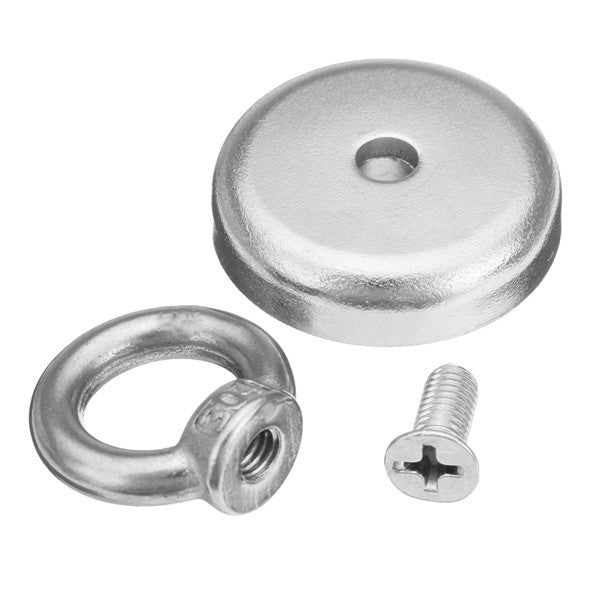 23kg 32x30mm Neodymium Recovery Magnet Metal Detector Hook Magnet