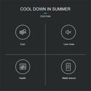 600m/h Portable Air Conditioner Fan 3 in 1 Personal Space Air Cooler Humidifier Purifier Brushless Desktop Cooling Fan Personal Table Fan