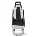 IPRee Oxford Large Shopping Trolley Bag On Wheels Push Tote Foldable Grocery Luggage
