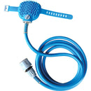 2.5m Blue Pet Bath Sprayer Two Removable Faucet Adapters