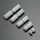 Suleve M3NH9 M3 Nylon Screw White Hex Screw Nut Nylon PCB Standoff Assortment Kit 300pcs