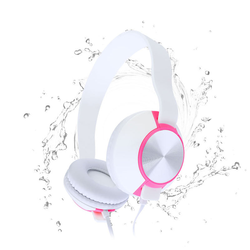 Portable Flexible Gaming Headphone 3.5mm Wired Waterproof Noise Cancelling Stereo Headset