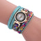 Sloggi colorful stone winding bracelet watch diamond winding female bracelet