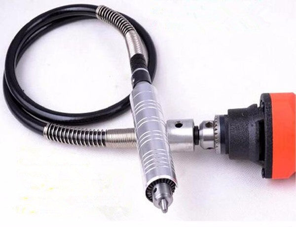 6mm Electric Grinder Extension Flexible Shaft with 0.3-4mm Key Chuck for Rotary Grinder Tool