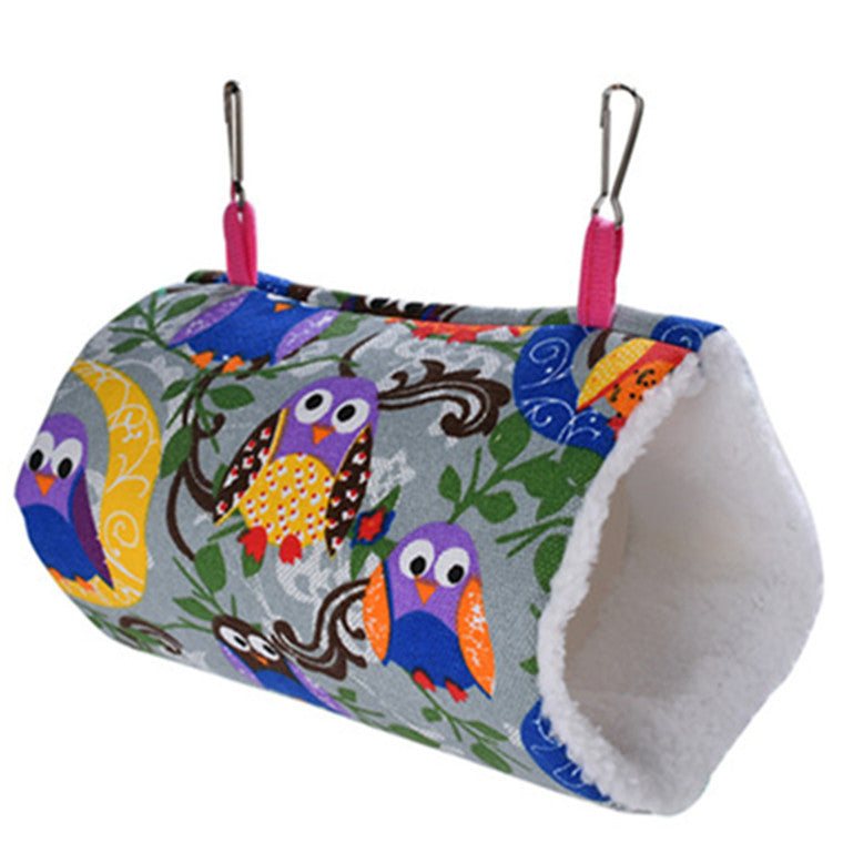 Small Pet Warm Tunnel Hammock Hanging Bed Ferret Rat Cages Pet Toys