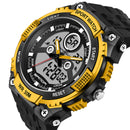 SANDA 709 Dual Display 30M Waterproof Outdoor Sport Military Fashion LED Digital Watch