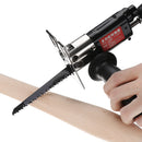 Drillpro Multifunction Reciprocating Saw Attachment Change Electric Drill Into Reciprocating Saw Jig Saw Metal File for Wood Metal Cutting