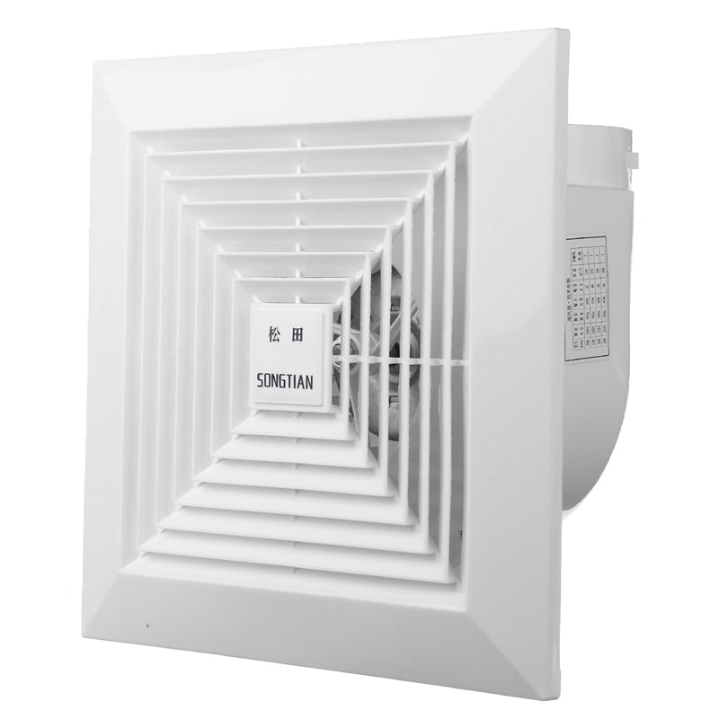 KHG-12B 31W 6 Inch Air Exhaust Fan Blower Ceiling Wall Mount Ventilation Exhaust Fan US Plug