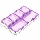 Empty Compartment Storage Case Box Nail Tip Rhinestones Gems Little Stuff Electronic Parts