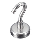 6pcs 25mm Rare Earth Neodymium Magnet 22kg Magnetic Hanging Hooks Holder