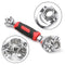 Raitool 48 In 1 Socket Wrench Multifunction Universal Wrench 360 Degree Revolving Spanner
