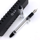Wingsung 699 Transparent Vaccum Filling Fountain Pen F / M / Bent Nib Gift Box