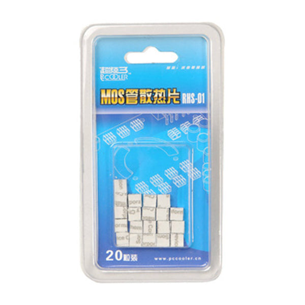 Overclocking 3MOS tube graphics card heat sink Small IC chip pure aluminum cooling pads