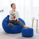 Large Classic Lazy Bean Bag Chair Sofa Seat Covers Indoor Gaming Adult Storage Bag Baby Seat Sofa Protector