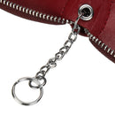 Key Case Genuine Leather Car Smart Key Chain Holder Metal Hook and Keyring Zipper Bag