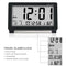 Loskii DC-11 Electronic Travel Alarm Clock Folding Desk Clock With Temperature Date Time Calendar