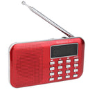 Retekess PR11 Portable Digital Tuning FM AM Radio TF Card USB Disk MP3 Music Player Flashlight