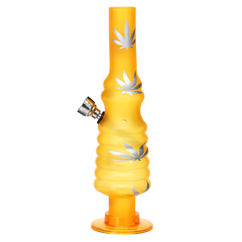 Multifunction Leaf Printing Acrylic Big Water Pipes
