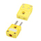 SMPW-K-M/F K Type Thermocouple Temperature Measuring Wire 1 Set Male & Female Plug Connectors