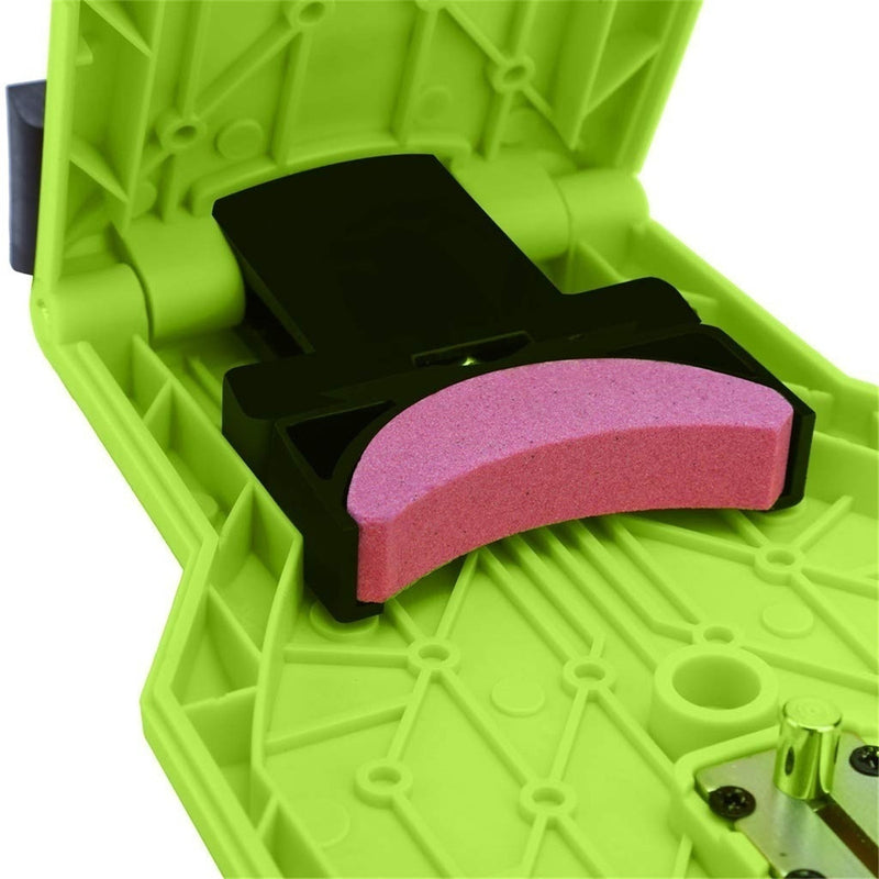 Chainsaw Teeth Sharpener Chainsaw Sharpener Bar-Mount Chain Saw Chain Sharpening Kit Green Red